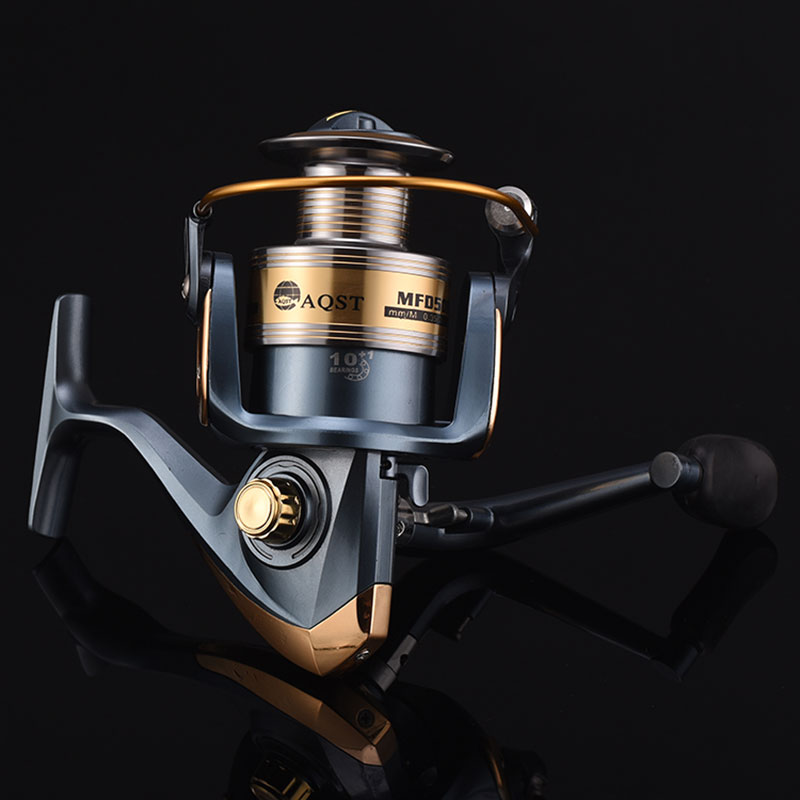 10 + 1BB อลูมิเนียม Spool Spinning Fishing Reel