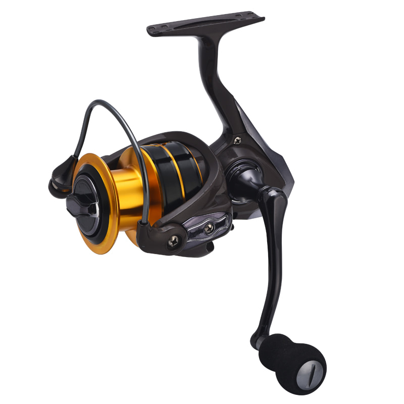 โลหะสีน้ำตาล SPOOL Power EVA Handle Fishing SPINNING Reel น้ำเค็มเหยื่อหล่อ Reel SPINNING Fishing Reels