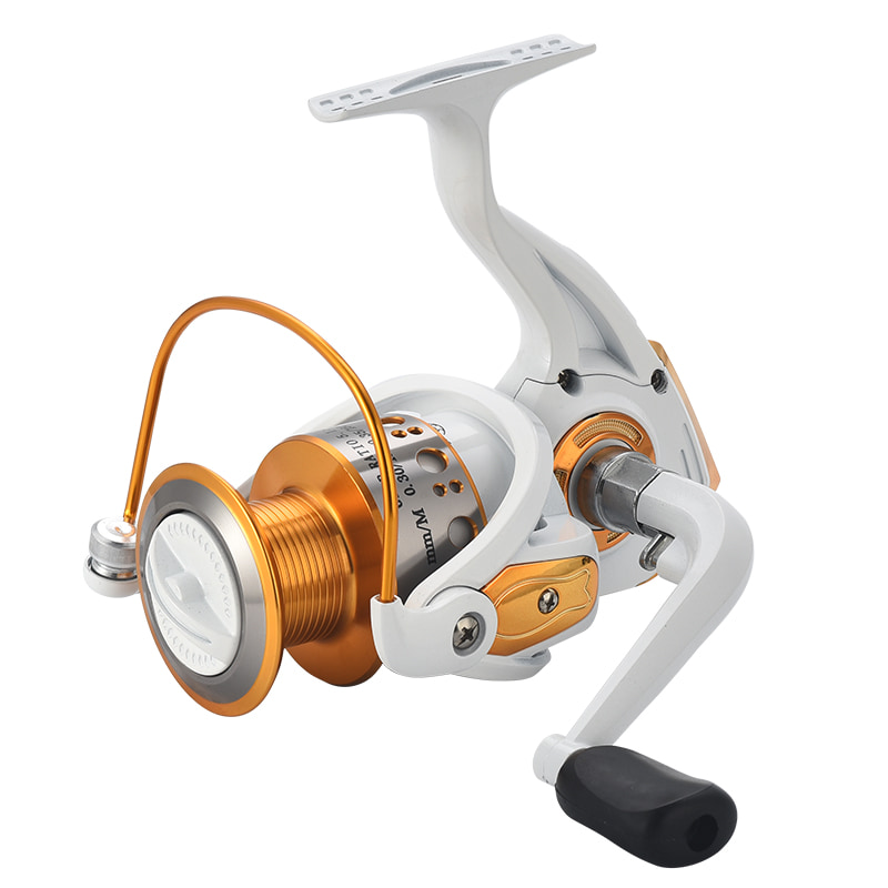 โลหะสีขาว Spool ตกปลาทะเล Spinning Reel น้ำเค็มเหยื่อหล่อ Surf reels Spinning Fishing Reels