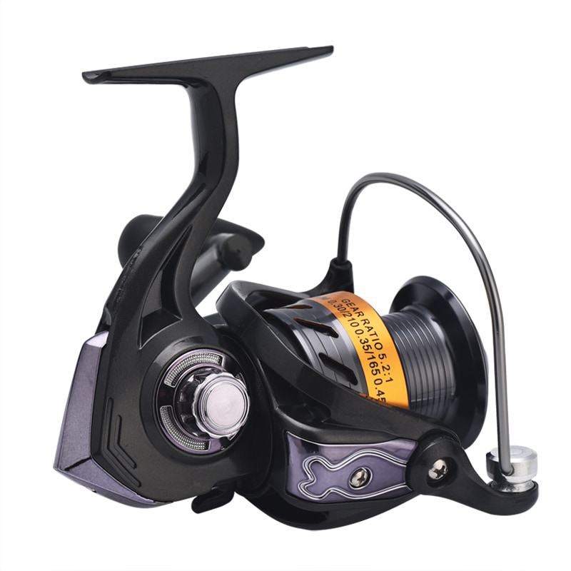 โลหะคุณภาพสูง SPOOL 5.1:1 สายปลาล้อ SPINNING Reel น้ำเค็มเหยื่อหล่อ Reel SPINNING เกียร์ตกปลาตกปลา Reels