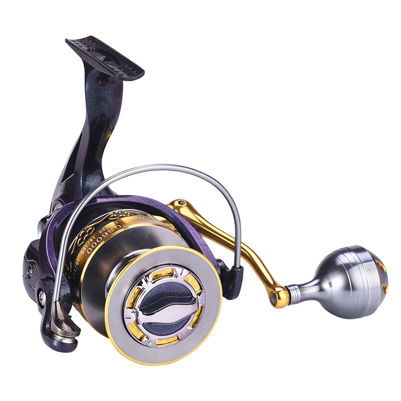 โลหะ CNC Power Handle โลหะล้อหมุน Trolling Fishing Reels